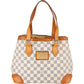 Louis Vuitton Hampstead PM aus Damier Azur Canvas – Vorderansicht