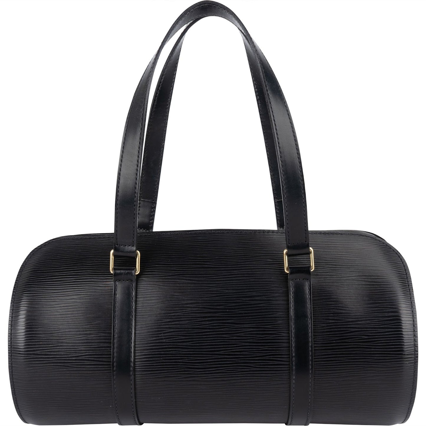 Louis Vuitton Noir Epi Leather Soufflot Set Handbag