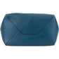 Céline Blue Leather Cabas Phantom Drawstring Tassel Shoulder Bag