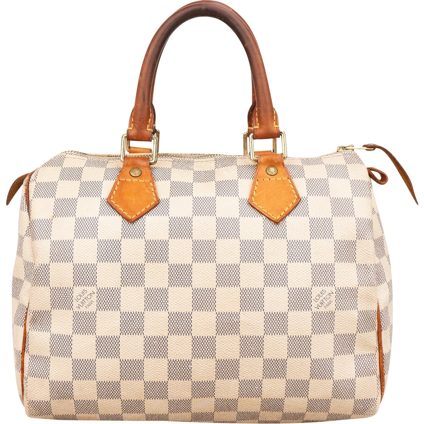 Louis Vuitton Monogram Damier Azur Canvas Speedy 25 Handbag