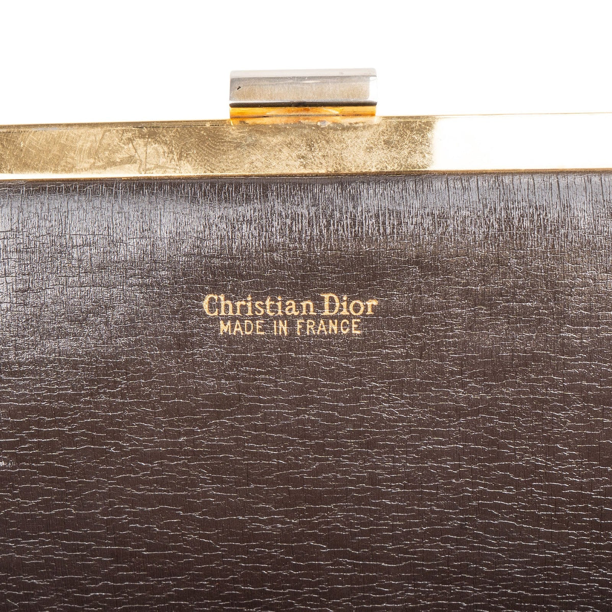 Christian Dior Diorissimo Canvas Frame Clutch