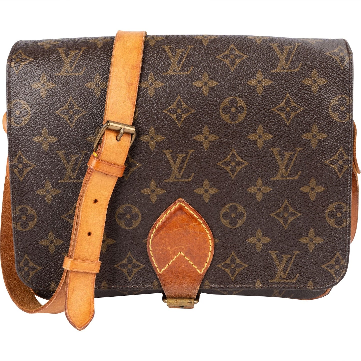 Louis Vuitton Monogram Canvas Cartouchière GM Crossbody Bag