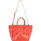 Prada Ostrich Leather Twin Pocket Tote Handbag