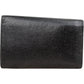 Balenciaga Black Leather Classic Key Holder