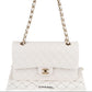 Chanel Quilted Caviar Leather Medium Double Flap Shoulder Bag