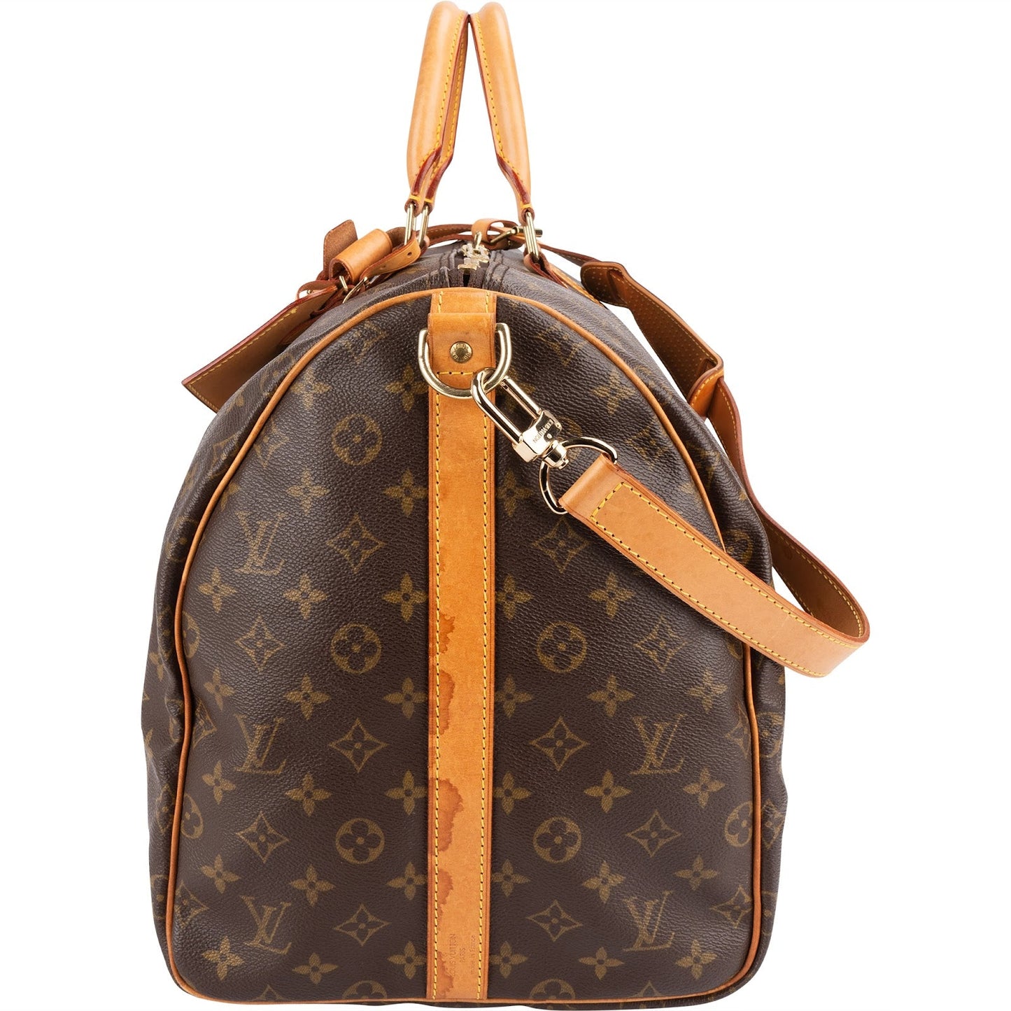 Louis Vuitton Monogram Canvas Keepall 55 Bandoulière Travel Bag