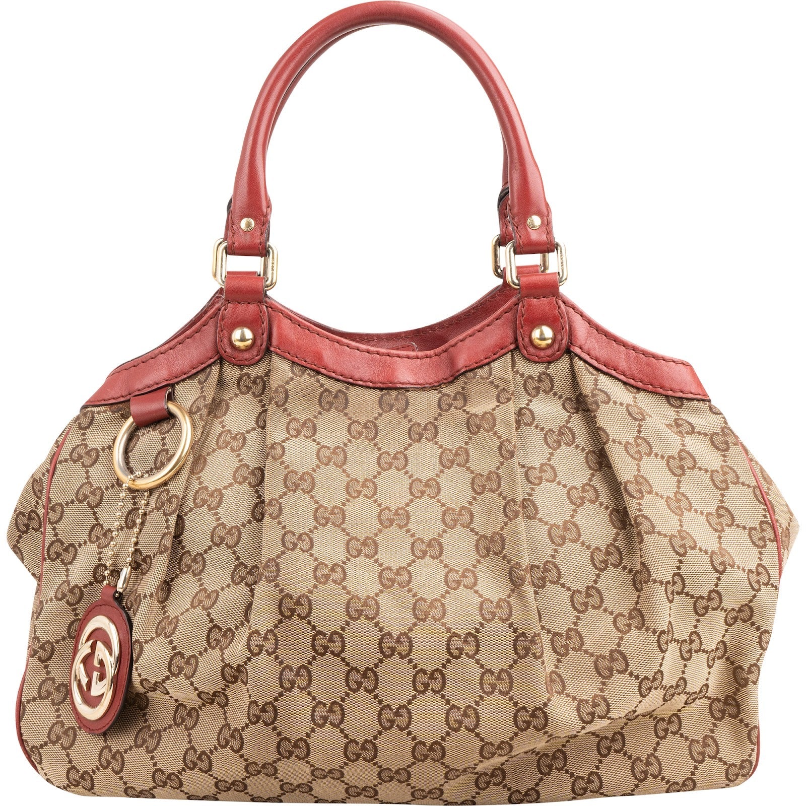 Gucci Monogram GG Canvas Sukey Tote Handbag