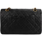 Chanel Quilted Lambskin 24K Gold Medium Double Flap Shoulder Bag