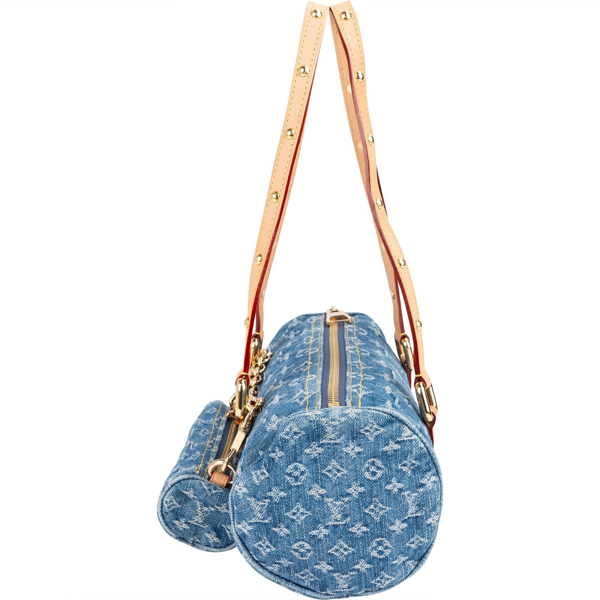 Louis Vuitton Monogram Denim Papillon Set Handbag