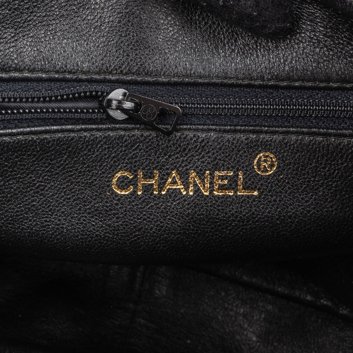 Chanel Quilted Lambskin Tassel Camera 24K Gold Crossbody Bag