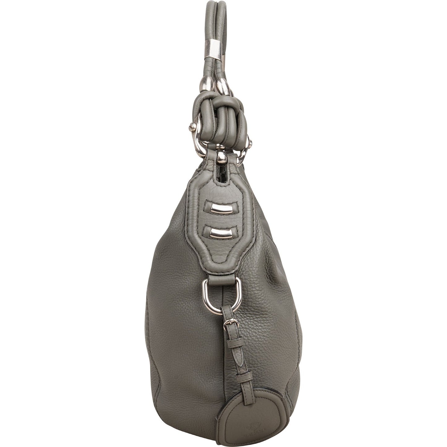 Gucci Pebbled Leather Horsebit Hobo Shoulder Bag