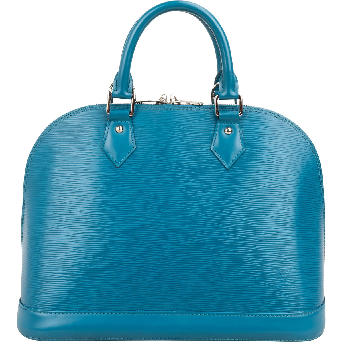 Louis Vuitton Blue Epi Leather Alma PM Handbag