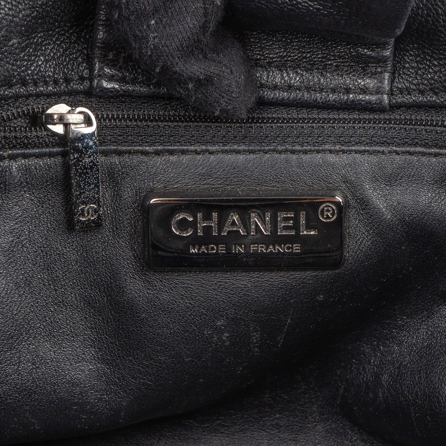 Chanel Calfskin CC Single Flap Shoulder Bag