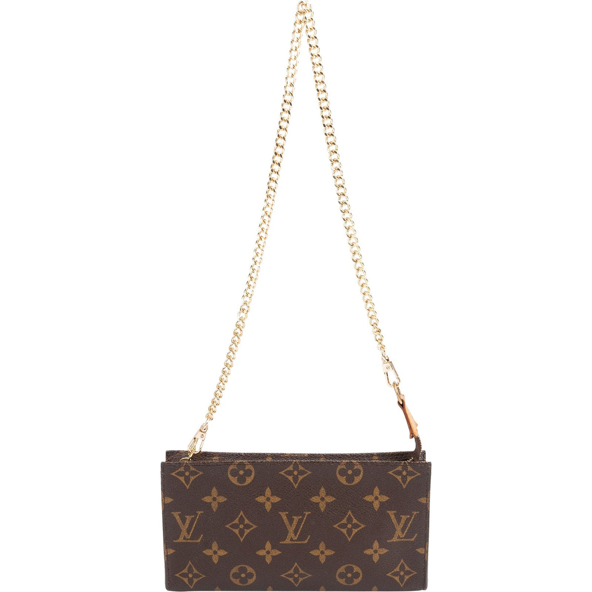 Louis Vuitton Bucket Pochette Accessoires aus Monogram Canvas – Vorderansicht