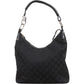 Gucci Monogram GG Canvas Ring Woven Handle Shoulder Bag