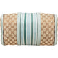 Gucci Monogram GG Canvas Vintage Web Boston Bag Handbag