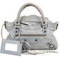 Balenciaga Grey Leather Classic City Handbag