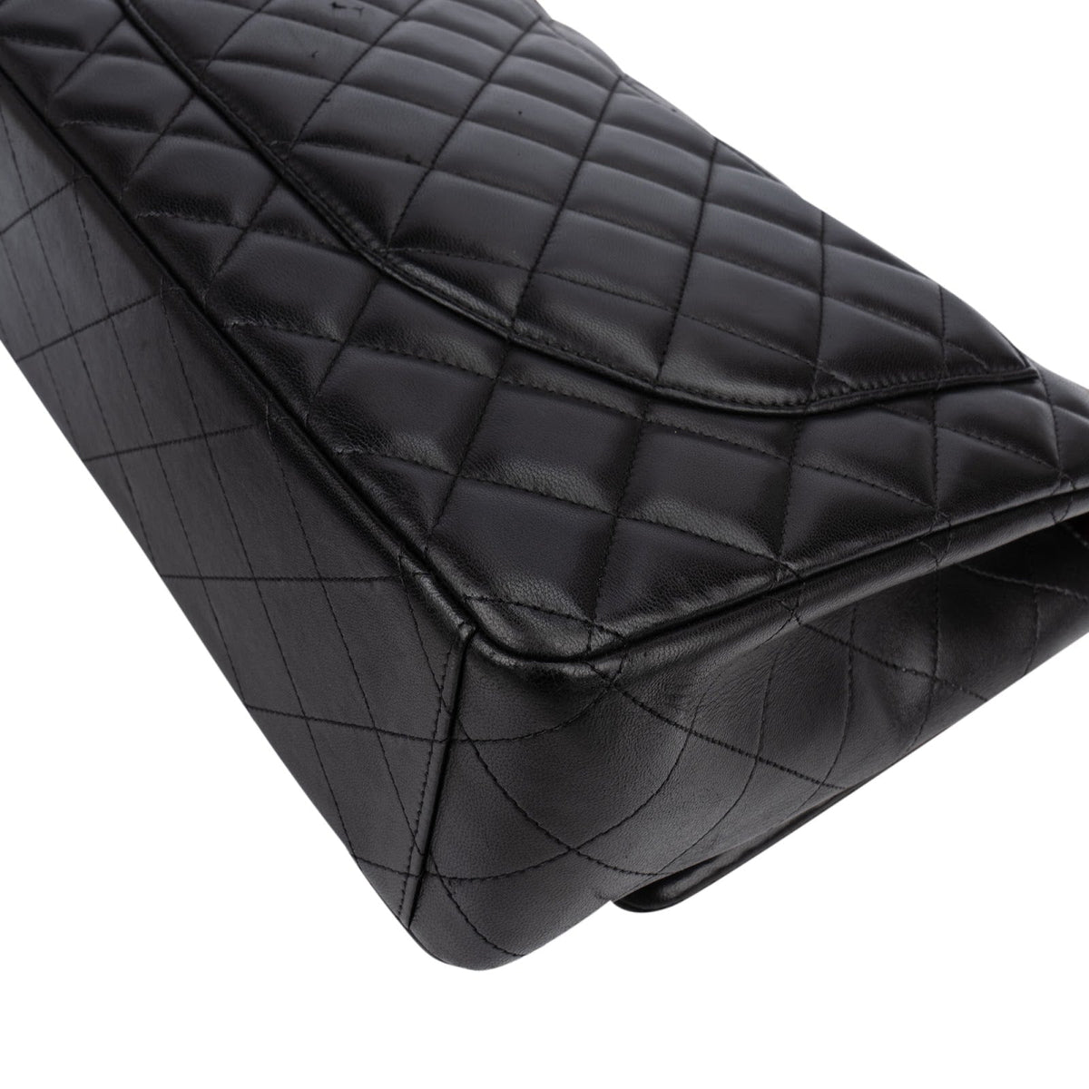 Chanel Quilted Lambskin Maxi Double Flap Crossbody Bag