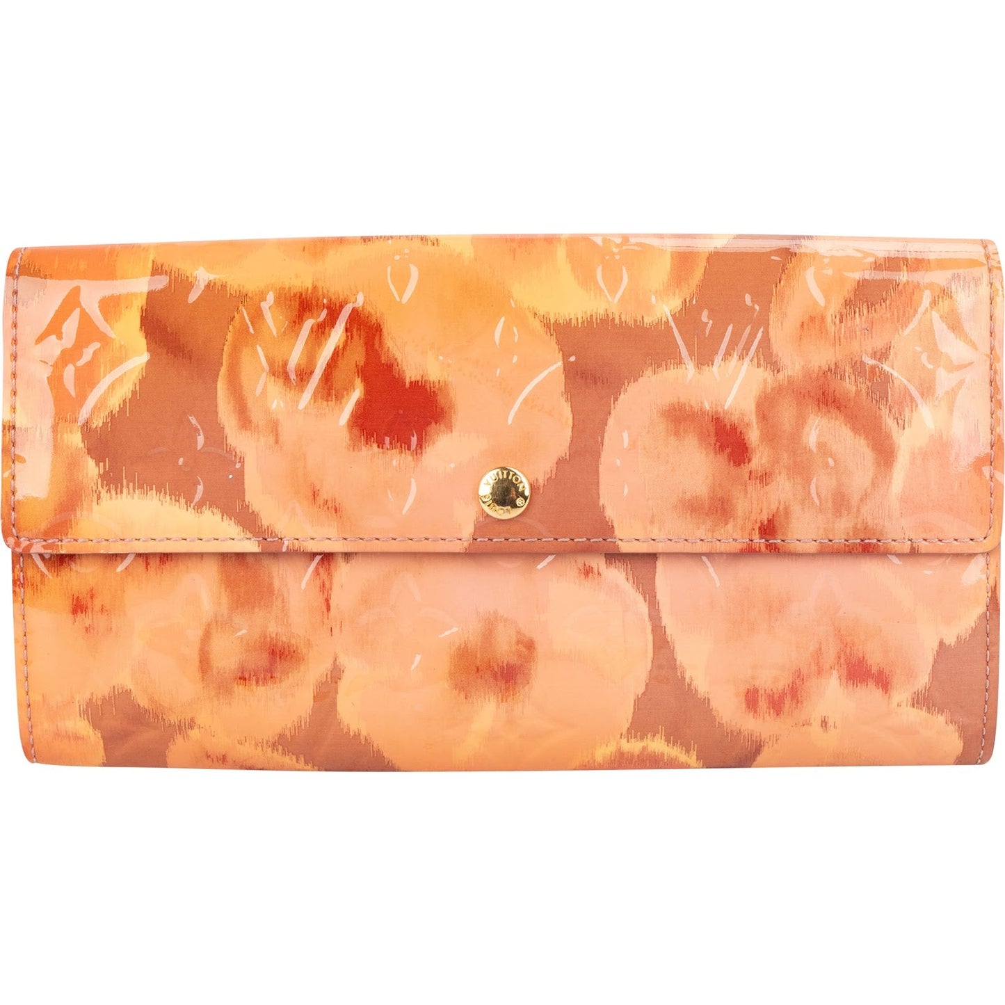 Louis Vuitton Monogram VernisLimited Flower Sarah Wallet