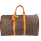 Louis Vuitton Monogram Canvas Keepall 50 Travel Bag