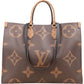 Louis Vuitton Monogram Giant Reverse OnTheGo GM Handbag