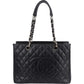 Chanel Quilted Caviar Leather Grand Shopping CC Handbag