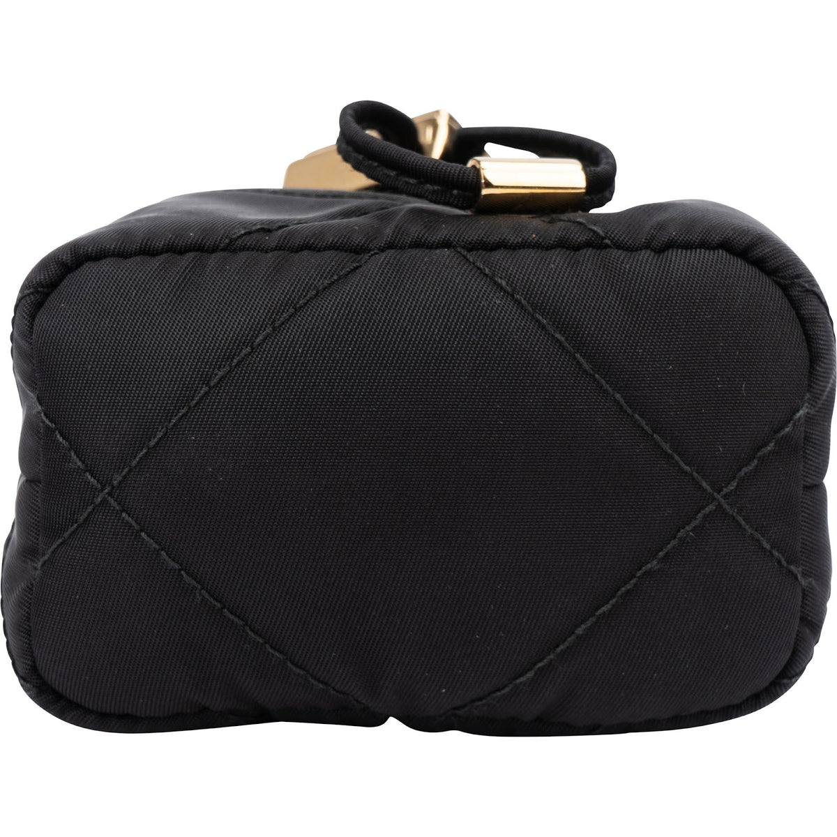 Prada Quilted Re-Nylon Triangle Mini Pouch Crossbody Bag