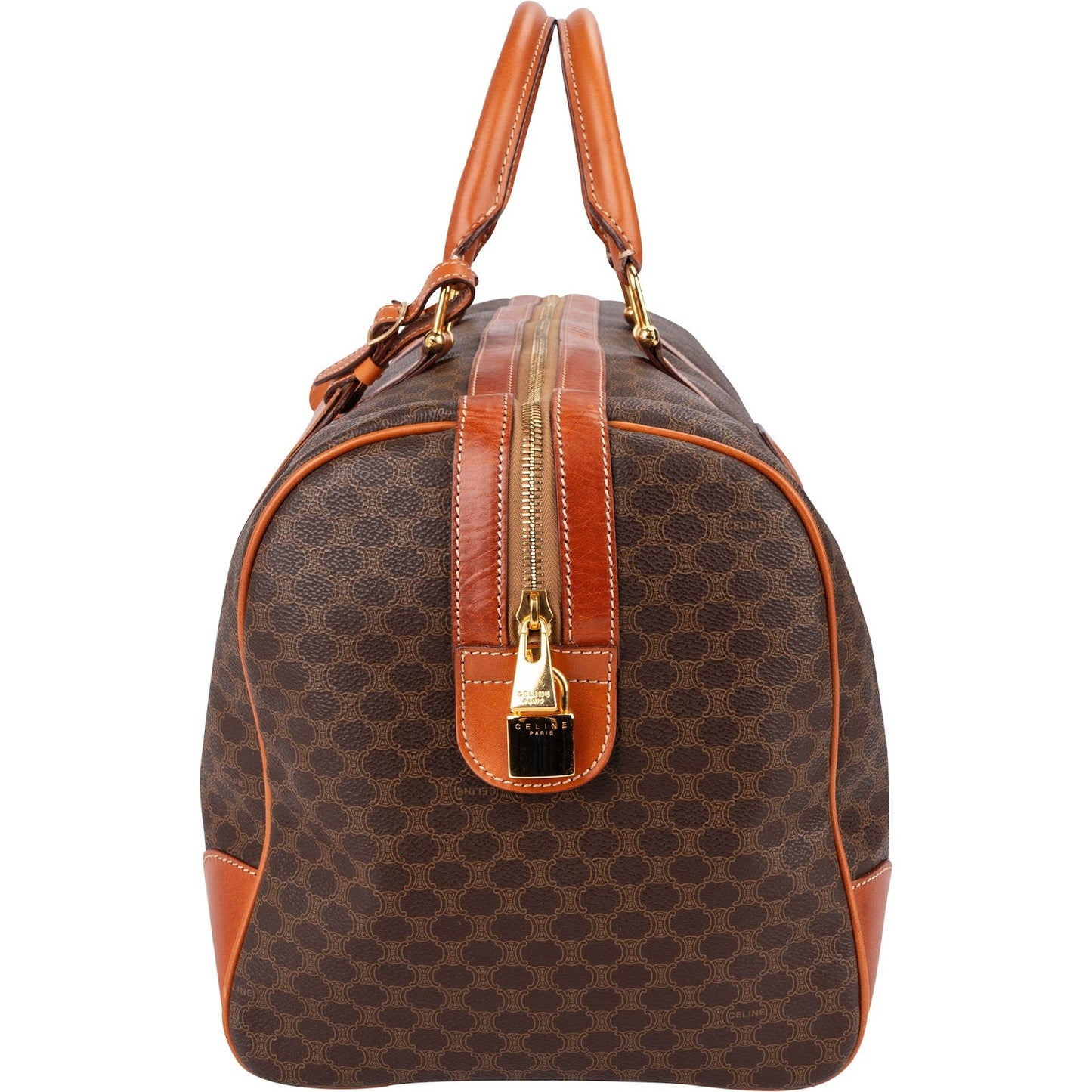 Celine Monogram Macadam Canvas Boston 45 Travel Bag