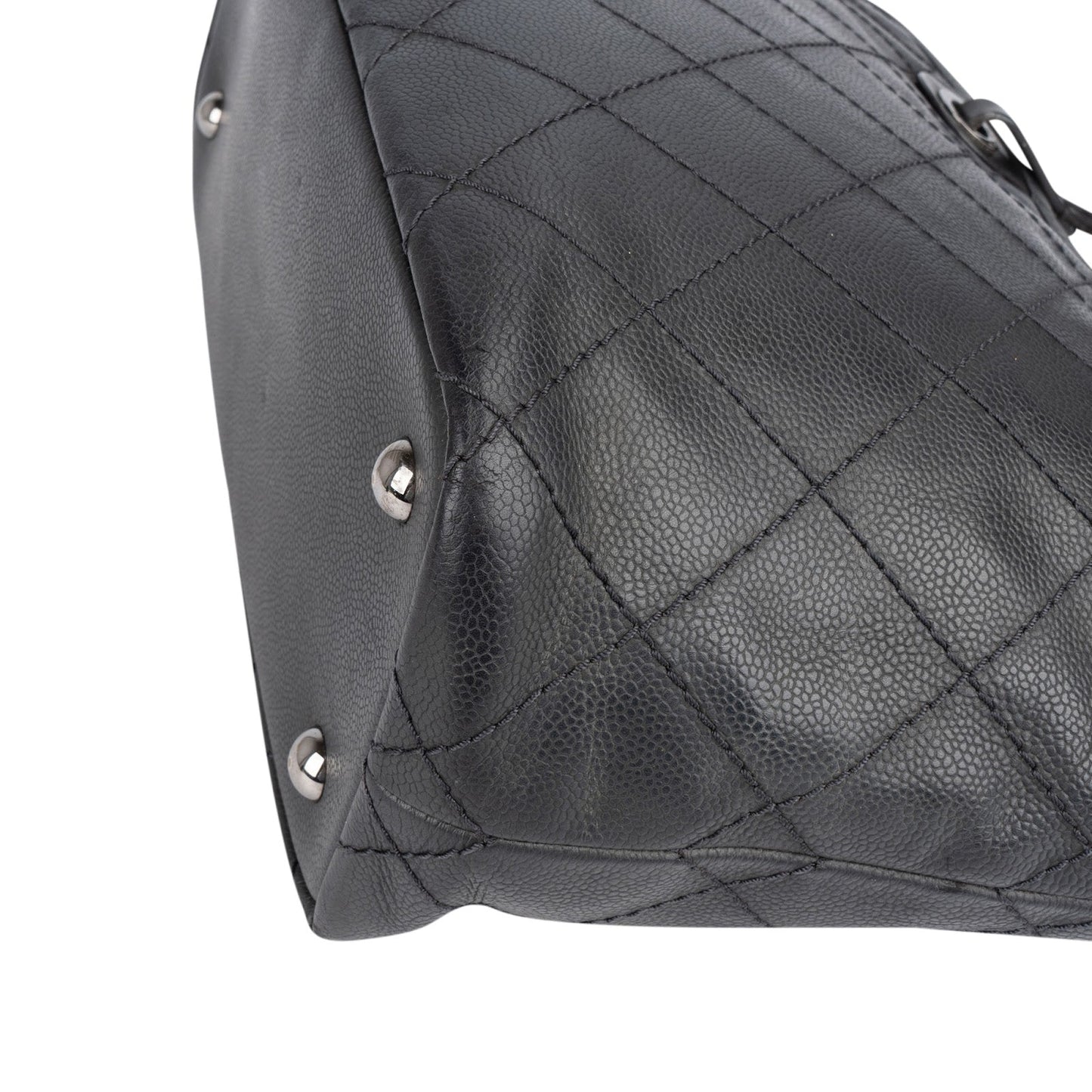 Chanel Caviar Leather On The Road Tote Shoulder Bag