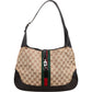 Gucci Monogram GG Canvas Jackie Hobo Shoulder Bag