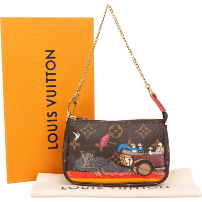 Louis Vuitton Limited Monogram Illustre Evasion Mini Pochette Accessoires Handbag