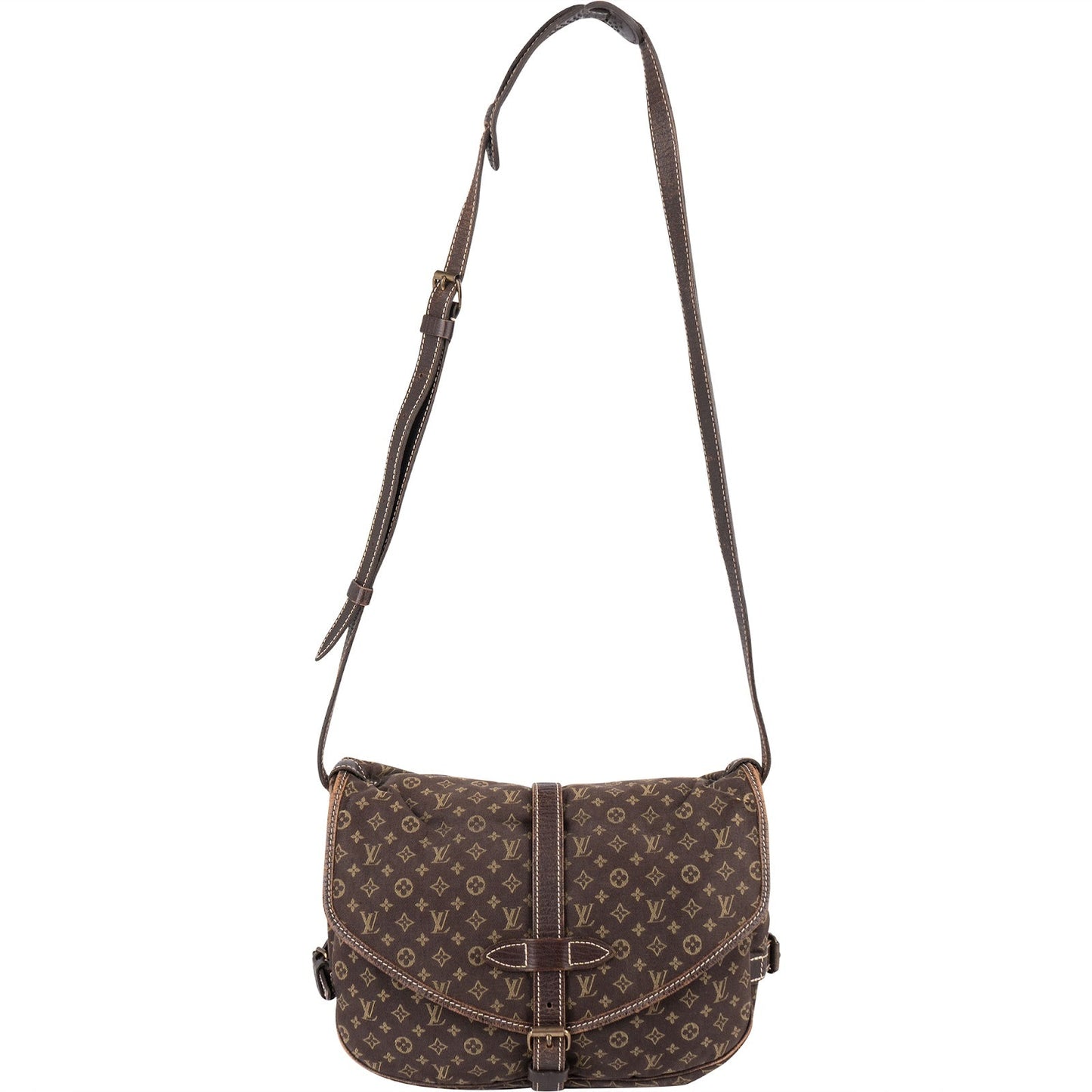 Louis Vuitton Monogram Mini Lin Saumur 30 Crossbody Bag