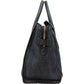 Céline Denim & Leather Luggage Tote Handbag