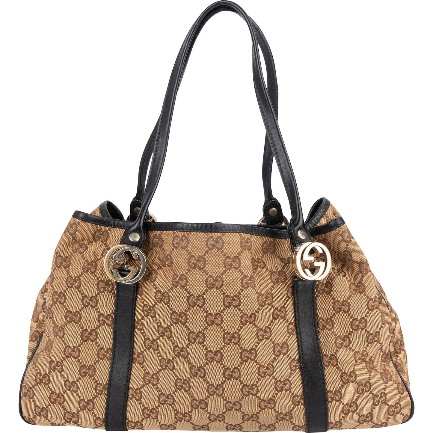Gucci Monogram GG Interlocking Shoulder Bag