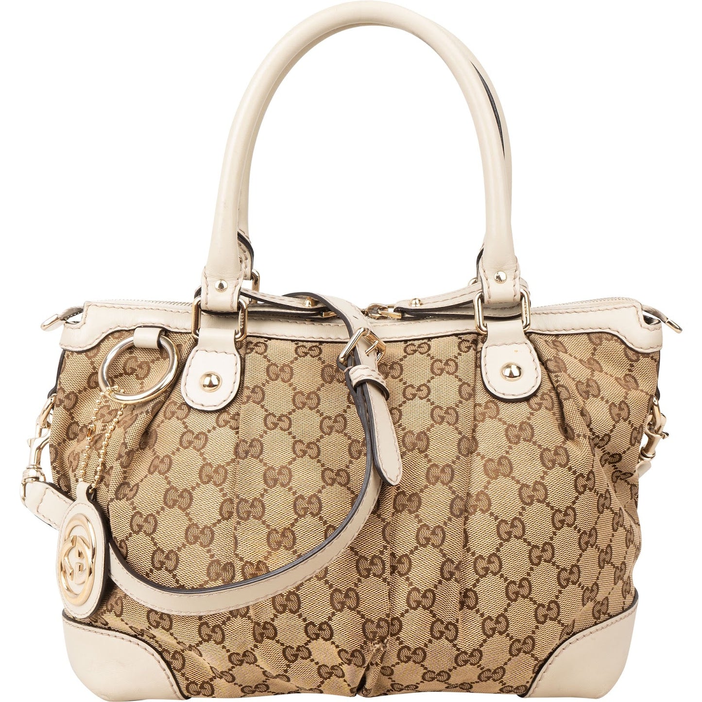 Gucci Monogram GG Canvas Sukey Tote Handbag