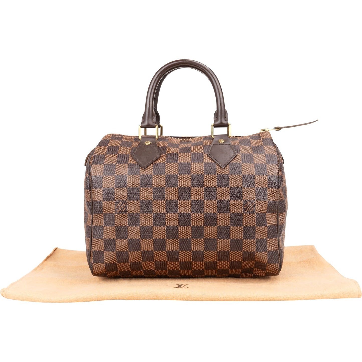 Louis Vuitton Monogram Damier Ebene Speedy 25 Handbag