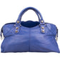 Balenciaga Blue Leather Giant City Handbag