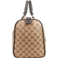 Gucci Monogram GG Coated Canvas Boston Handbag
