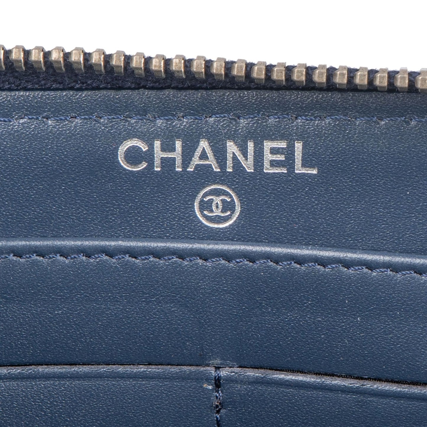 Chanel Quilted Patent Leather CC CC Wallet