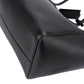 Gucci Black Grained Leather Swing Tote Shopper Shoulder Bag