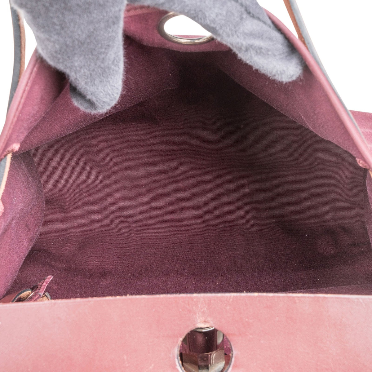 Hermès Classic Cotton Herbag 31 Maroon Zip Crossbody Handbag