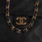 Chanel Quilted Lambskin 24K Gold Single Flap Shoulder Bag