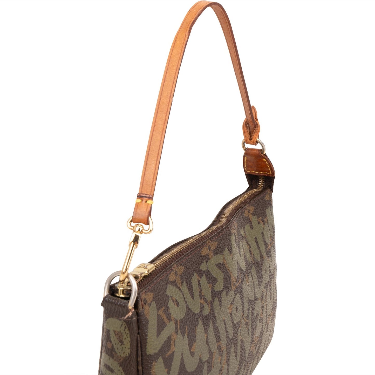 Louis Vuitton Limited Monogram Graffiti Pochette Accessoire Handbag
