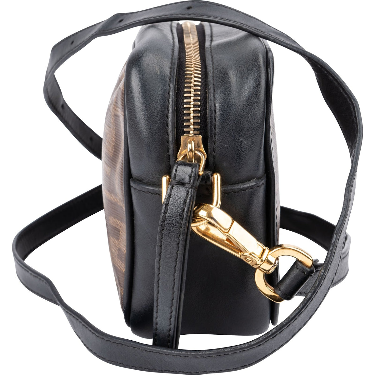 Fendi Monogram FF Zucca Canvas Camera Crossbody Bag