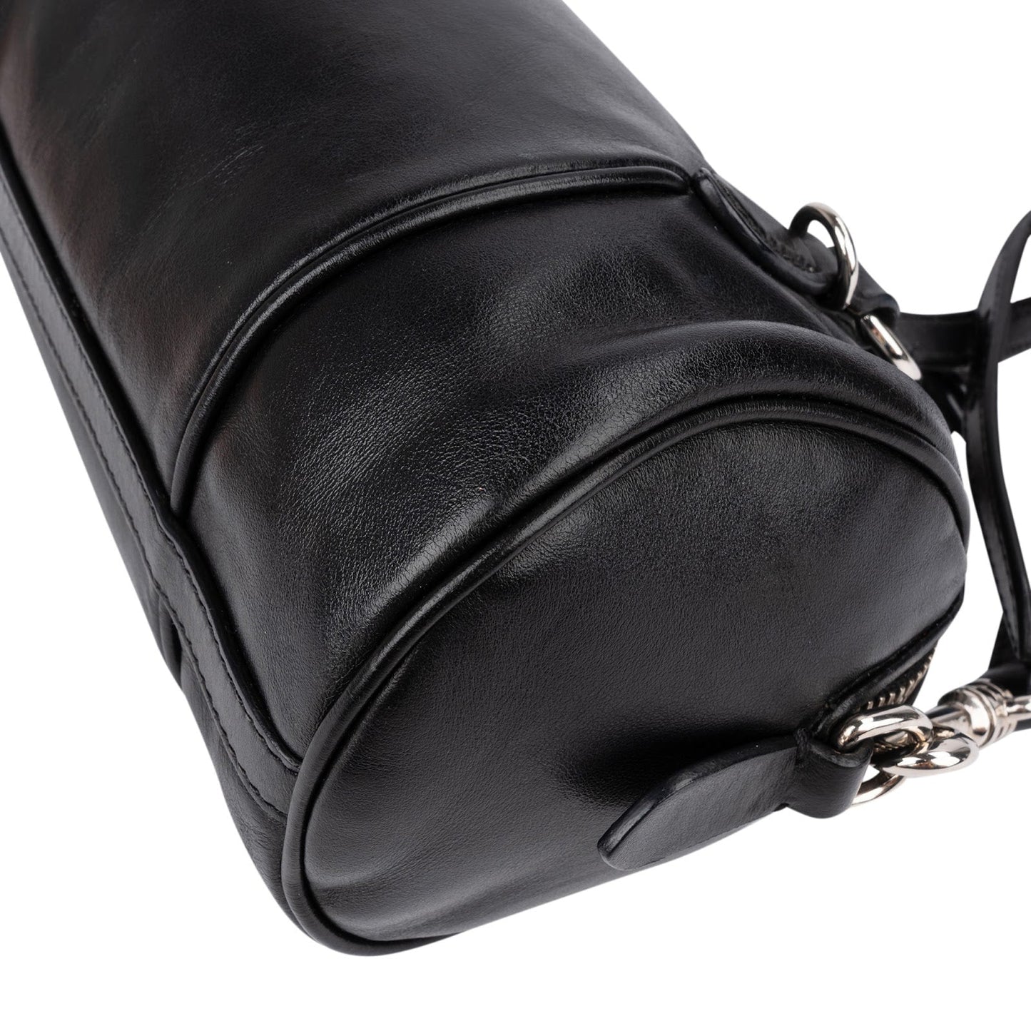 Miu Miu Soft Calf Leather Mini Boston Crossbody Handbag