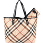 Burberry Nova-Check Monogram Tote Shoulder Bag