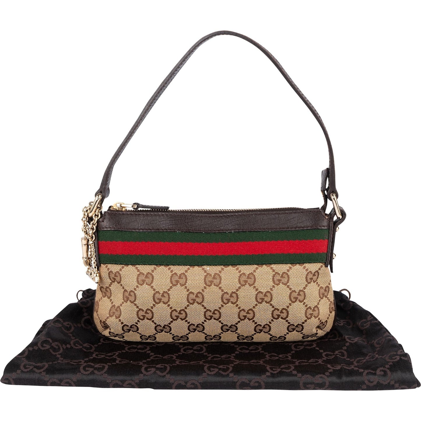 Gucci Monogram GG Sherry Line Mini Handbag