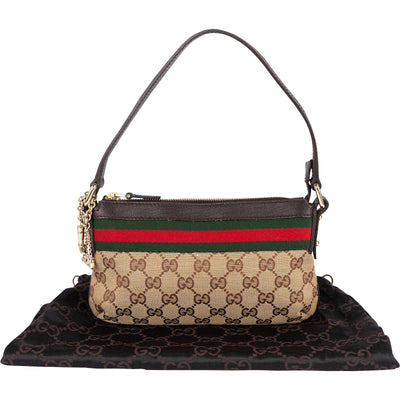 Gucci Monogram GG Sherry Line Mini Handbag