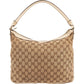 Gucci Monogram GG Abbey Double Pocket Hobo Shoulder Bag
