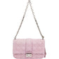 Christian Dior Pink Quilted Leather Diorama Shoulder Bag